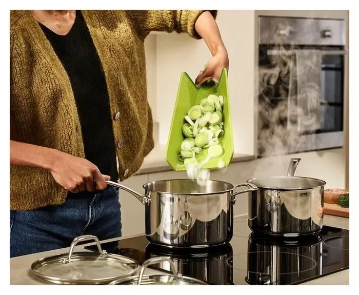 Joseph Joseph Chop2Pot Plus Tabla de cortar plegable Verde Joseph Joseph Chop2Pot Plus Tabla de cortar plegable Verde