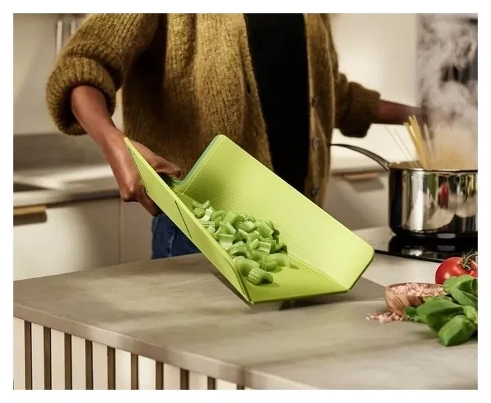 Joseph Joseph Chop2Pot Plus Tabla de cortar plegable Verde Joseph Joseph Chop2Pot Plus Tabla de cortar plegable Verde