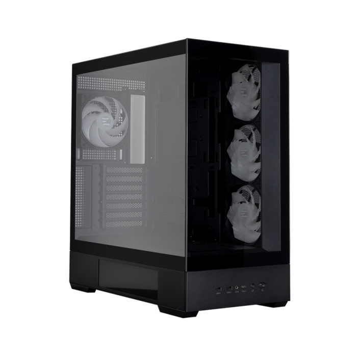 Zalman P40 DS BLACK Midi Tower PC Negro con Pantalla LCD 9.1"