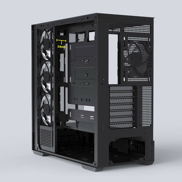 ZALMAN P40 DS BLACK Midi Tower Negro ZALMAN P40 DS BLACK Midi Tower Negro