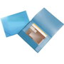 Liderpapel Carpeta Portadocumentos con Solapas DIN A3 Azul Translúcido