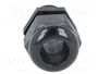 HELU Sello aislante HELUTOP HT-NPT NPT3/4 poliamida negro
