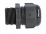 HELU Sello aislante HELUTOP HT-NPT NPT3/4 poliamida negro