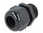 HELU Sello aislante HELUTOP HT-NPT NPT3/4 poliamida negro