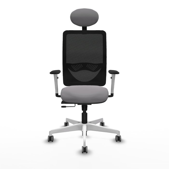 PIQUERAS Y CRESPO Silla de oficina Zulema con mecanismo Sincro/Traslack, Gris y Negro PIQUERAS Y CRESPO Silla de oficina Zulema con mecanismo Sincro/Traslack, Gris y Negro