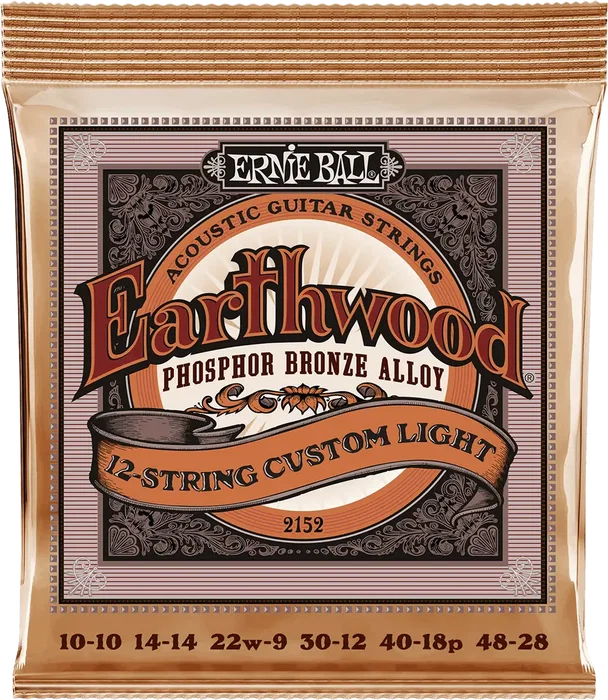 ERNIEBALL 92/8 Phosphor Bronze Juego Acústica 12 Cuerdas Light 10-48