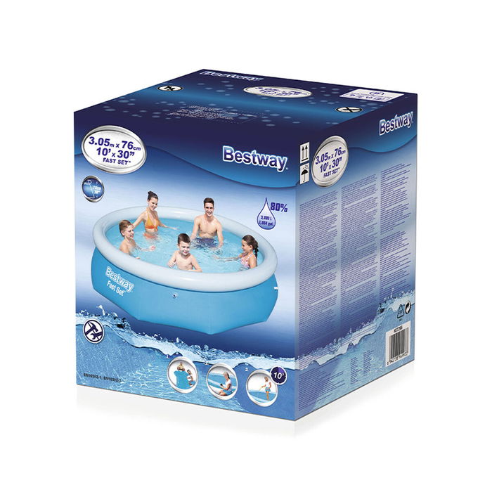 Bestway Piscina Hinchable Adulto Aro 305x76 cm Jardin 57266