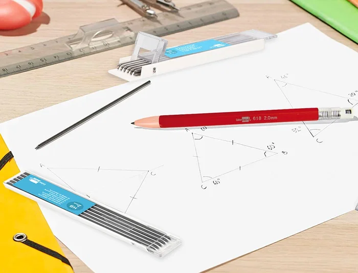 Liderpapel Minas Grafito 2 mm Estuche de 12 Minas Longitud 120 mm HB Liderpapel Minas Grafito 2 mm Estuche de 12 Minas Longitud 120 mm HB