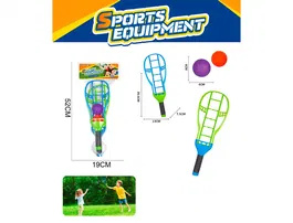 Csp Juego Atrapa la Pelota Catch Ball +3 Años Verano Juguetes Aire Libre Incluye 2 Raquetas y 2 Pelotas