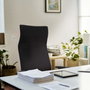 PIQUERAS Y CRESPO Sillón Albacete Turquesa con Mecanismo Sincro y Base de Aluminio