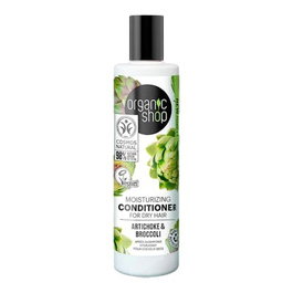 ORGANIC SHOP Acondicionador Hidratante para Cabello Seco Alcachofa y Brócoli Reacondicionado 280 ml