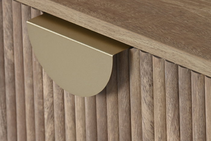Cajonera Scandi DKD Home Decor Marron Dorado 39 x 77 x 60 cm