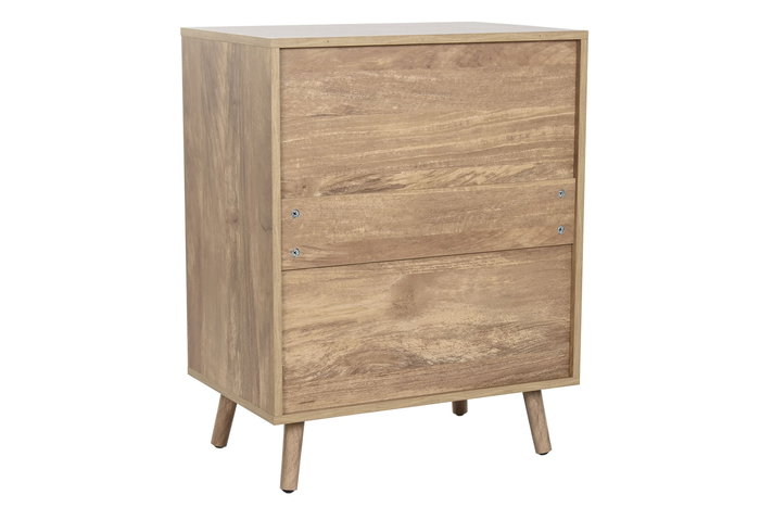 Cajonera Scandi DKD Home Decor Marron Dorado 39 x 77 x 60 cm