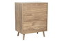 Cajonera Scandi DKD Home Decor Marron Dorado 39 x 77 x 60 cm