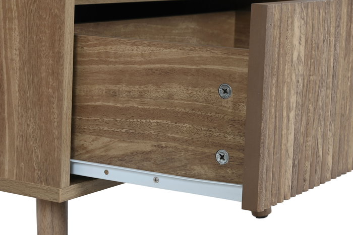 Cajonera Scandi DKD Home Decor Marron Dorado 39 x 77 x 60 cm