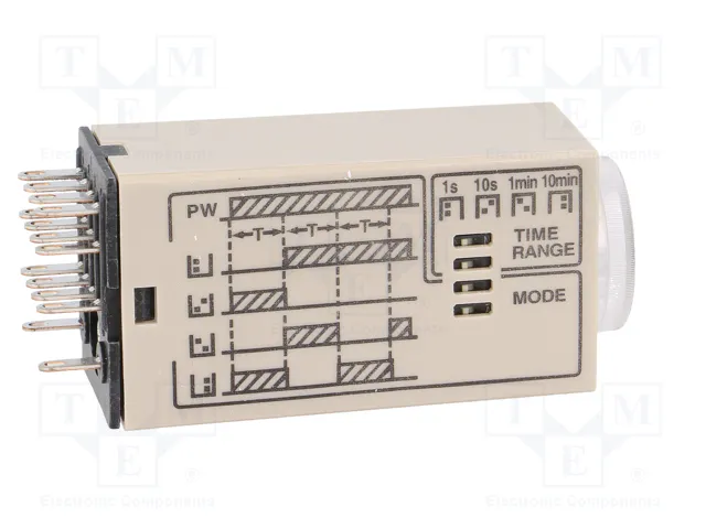 OMRON H3YN-4 Relé de tiempo 4PDT 100-120VAC