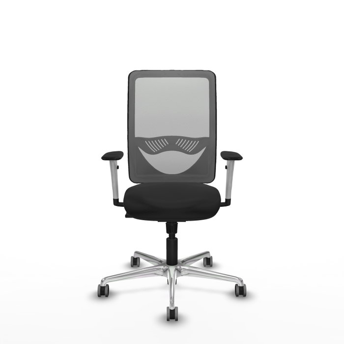 PIQUERAS Y CRESPO Silla de oficina Zulema con mecanismo Sincro, Negro y Gris PIQUERAS Y CRESPO Silla de oficina Zulema con mecanismo Sincro, Negro y Gris