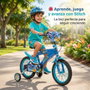 Toimsa Bicicleta Infantil Stitch 14" (4/6 años) Color Azul