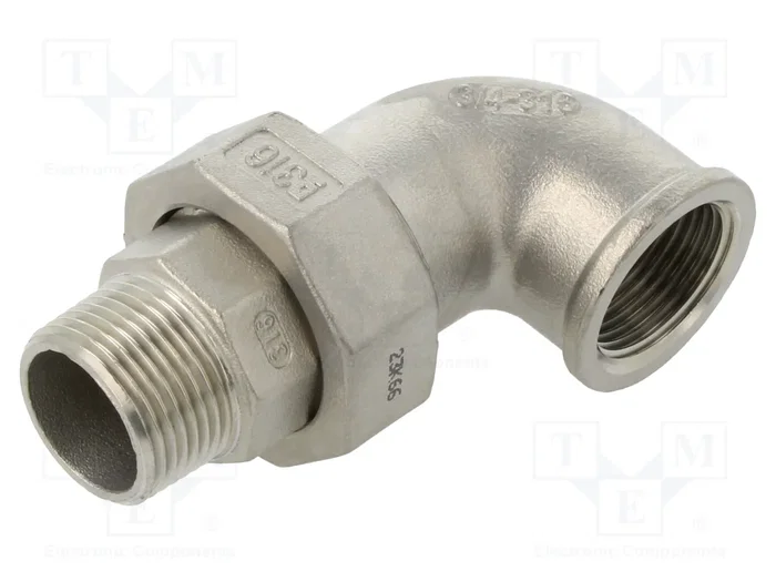 GEBO Codo de 90° Acero Inoxidable 1.4408 G 3/4