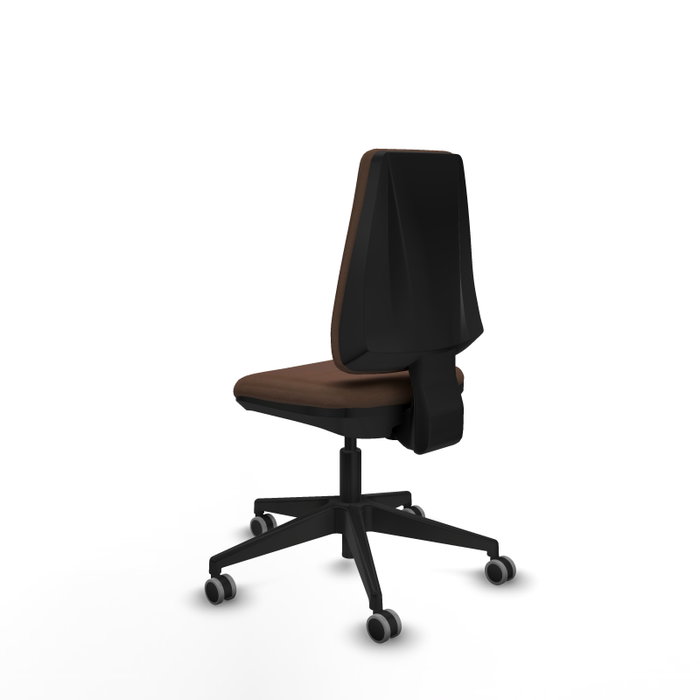 PIQUERAS Y CRESPO Silla de oficina Elche Marrón oscuro