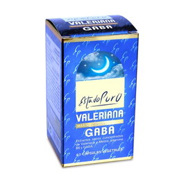 Estado Puro Valeriana GABA 40 cápsulas - Complemento para el sueño con Melisa y Vitamina B6