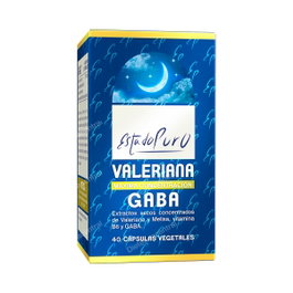 TONGIL Complemento Valeriana con GABA, Melisa y Vitamina B6 - 40 Cápsulas - Ayuda a Conciliar el Sueño y Favorece la Relajación