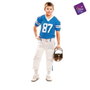 My Other Me Disfraz Jugador Rugby Azul Talla 10-12 años