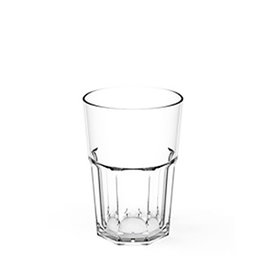 Plastics Espelt Vaso Mojito 41 cl (0.41L), 12 cm de altura, modelo Vaso Mojito, ideal para cócteles y bebidas (Set de 12)