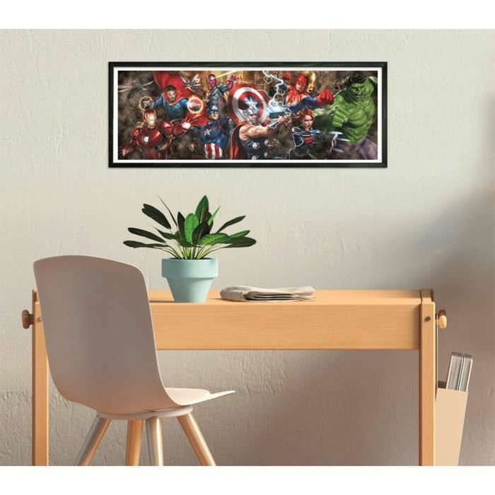 CLEMENTONI Puzzle panorama Marvel 1000pzs