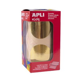 Gomets Apli Metalizados Rollo 59H Circulo Ø 45 Mm 354 Uds. (18483) Oro