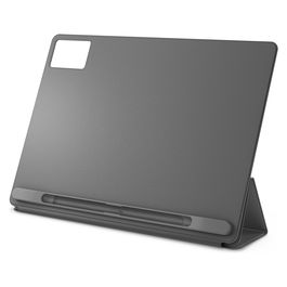 Lenovo ZG38C07423 Funda Folio para Idea Tab Plus (12.1"), Modo Espera, Material Cuero y PU, Color Negro Luna Grey