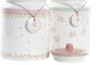 DKD Home Decor Bote Vichy Sweet de Dolomite 2,35 l