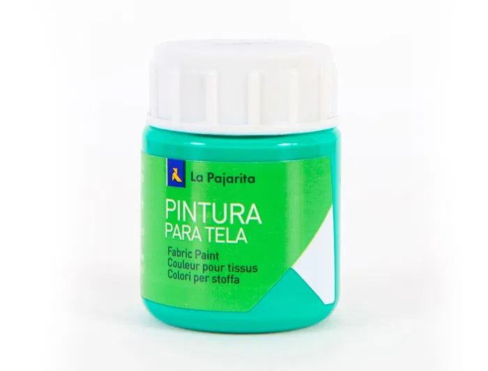La Pajarita Pintura para Tela Verde Esmeralda 25 ml