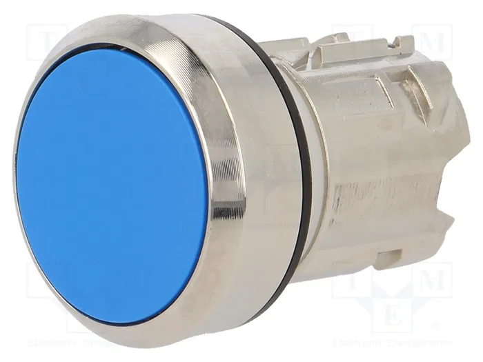 SIEMENS Interruptor de presión 22mm azul de 2 posiciones SIEMENS Interruptor de presión 22mm azul de 2 posiciones