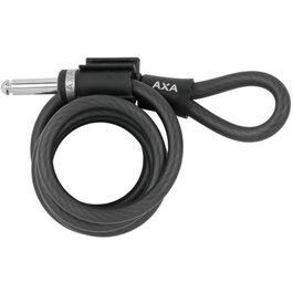Axa Cable Espiral Newton Pi Para Candado Defender RL/Solid Plus/Fusion/Victory, Negro Largo 180cm Grosor 10mm