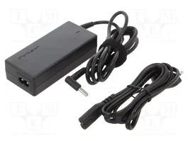 Qoltec Adaptador de corriente 19.5V 3.33A 65W para HP con conector 4.5*3.0mm + pin