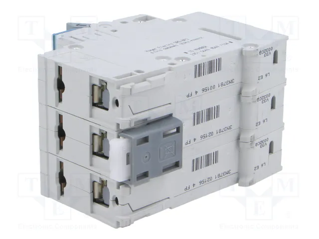 Hager MCS332 Interruptor magnetotérmico 3 polos 32A Tipo C Hager MCS332 Interruptor magnetotérmico 3 polos 32A Tipo C