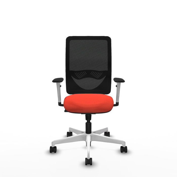 PIQUERAS Y CRESPO Silla de oficina Zulema con mecanismo Sincro, Naranja oscuro y Negro PIQUERAS Y CRESPO Silla de oficina Zulema con mecanismo Sincro, Naranja oscuro y Negro