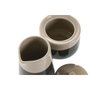DKD Home Decor Set de 2 Azucareros LOVING 25 en Porcelana Azul y Gris