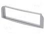 ACV Bastidor de montaje de radio para Alfa Romeo 1 DIN, plata