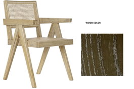 DKD Home Decor Silla Olmo Ratan Rejilla Natural