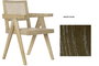DKD Home Decor Silla Olmo Ratan Rejilla Natural
