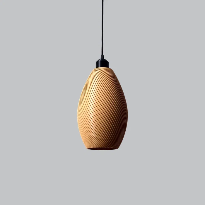 Paval Lámpara Colgante Beige/Florón Negro/Cable Negro, Iluminación Moderna y Sostenible para Hogar y Oficina