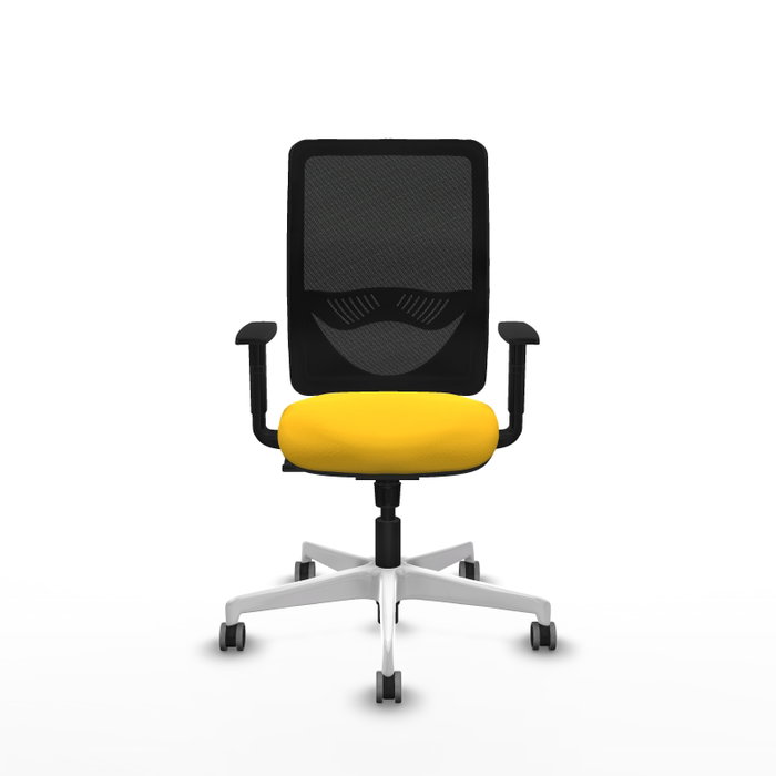 PIQUERAS Y CRESPO Silla de oficina Zulema con Mecanismo Sincro, Amarillo y Negro PIQUERAS Y CRESPO Silla de oficina Zulema con Mecanismo Sincro, Amarillo y Negro