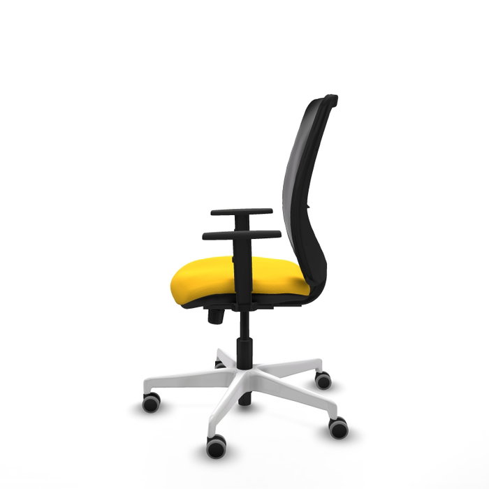 PIQUERAS Y CRESPO Silla de oficina Zulema con Mecanismo Sincro, Amarillo y Negro PIQUERAS Y CRESPO Silla de oficina Zulema con Mecanismo Sincro, Amarillo y Negro