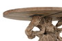 DKD Home Decor Mesa de Comedor de Teca con Base Raíz Natural