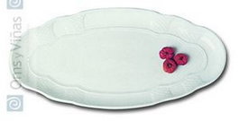 Fuente buffet oval relieve 65 cm (Set de 2)