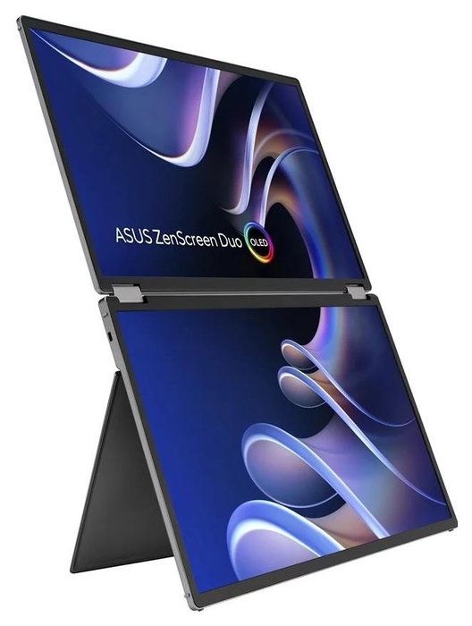 Asus ZenScreen Duo OLED MQ149CD Monitor Portátil 14 Pulgadas Plata