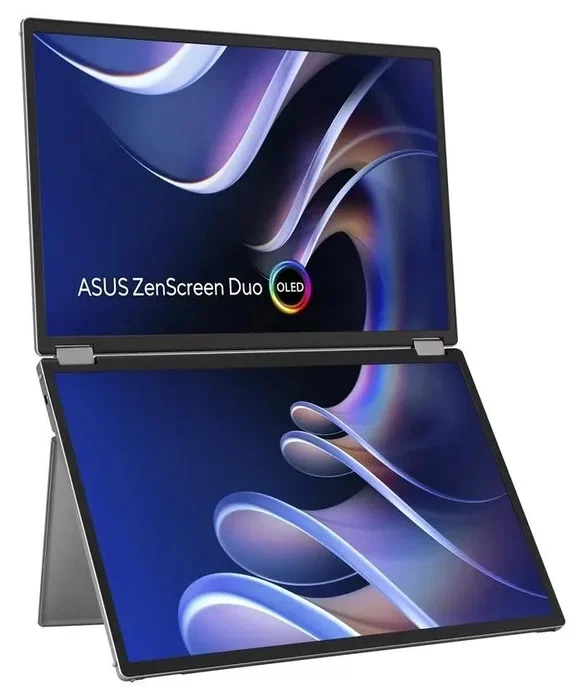 Asus ZenScreen Duo OLED MQ149CD Monitor Portátil 14 Pulgadas Plata