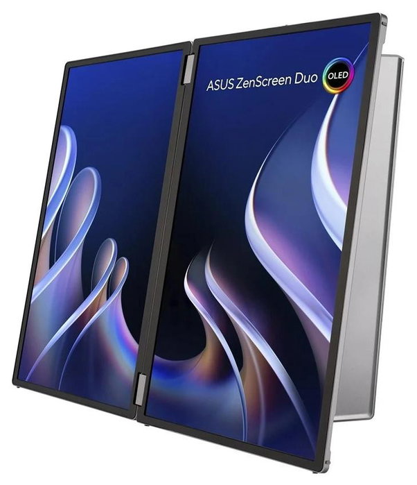 Asus ZenScreen Duo OLED MQ149CD Monitor Portátil 14 Pulgadas Plata
